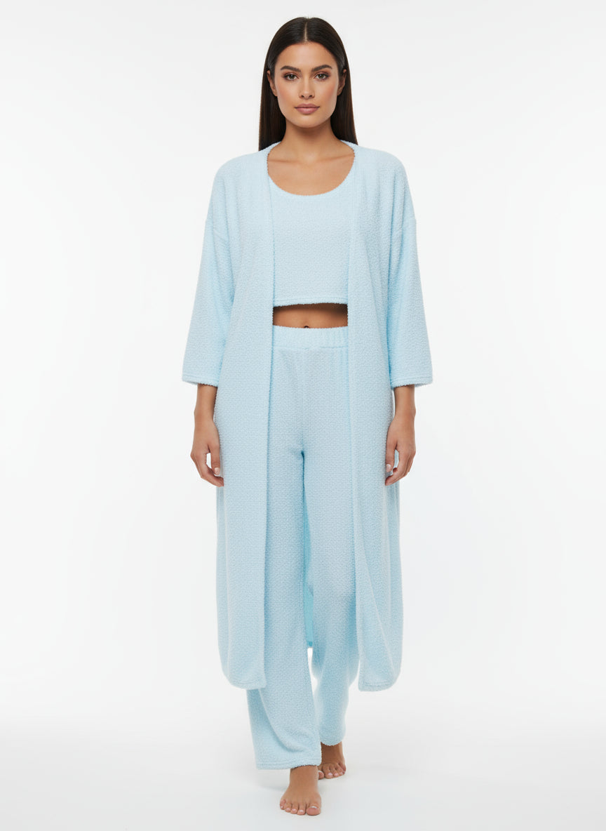 3-Piece Fuzzy Fleece Loungewear Set